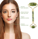 Set de rodillo de jade y gua sha, masajeador facial, foto 3