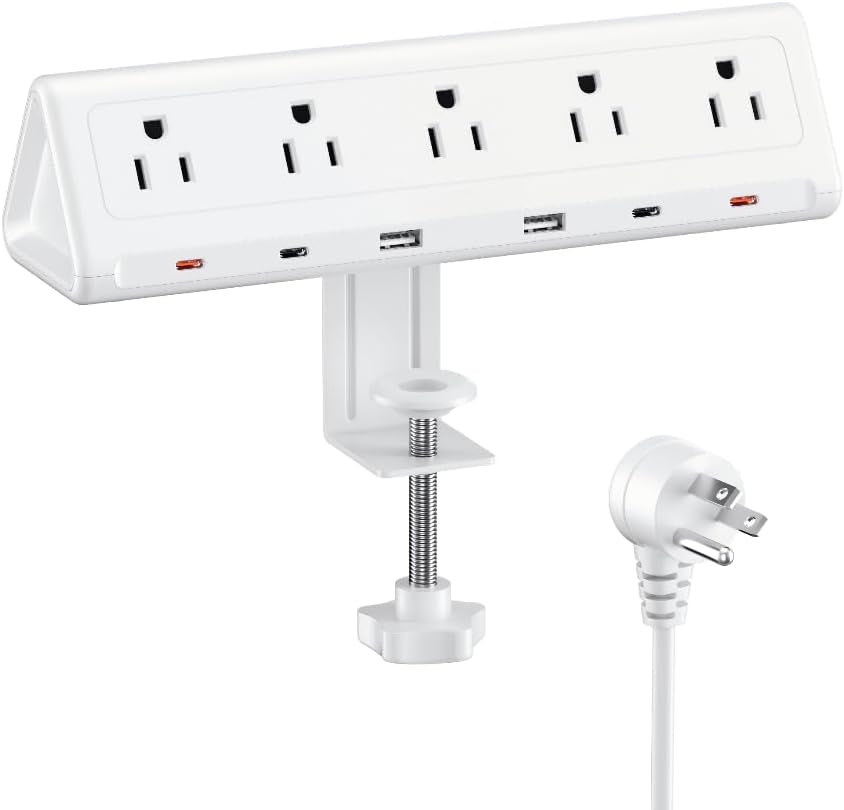 Organizador de cables con base de carga USB-C 40W, 11 en 1