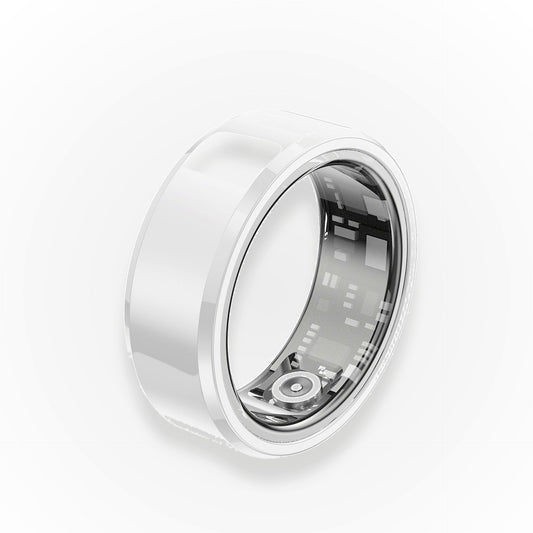 Anillo Inteligente Cerámico con Monitor de Salud