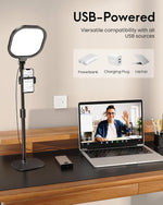 Panel de luz LED para videollamadas y streaming, foto 7